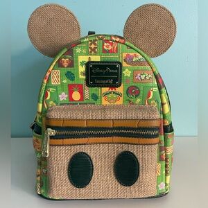 Disney Parks Loungefly Trader Sam’s Enchanted Tiki Room Backpack